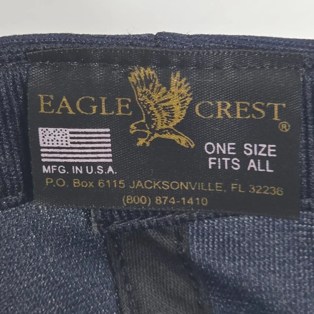 US Navy Pride Runs Deep Submarine Military Hat Cap Eagle Crest‎ Made in USA OSFA
